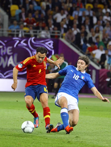 UEFA Euro 2012 ostateczna gra Hiszpania vs Włochy — Zdjęcie stockowe