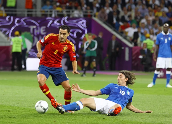 UEFA Euro 2012 τελικό παιχνίδι vs Ισπανία Ιταλία — Φωτογραφία Αρχείου