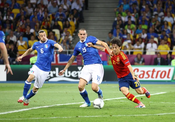 UEFA EURO 2012 Final game Spain vs Italy — Stock Photo, Image