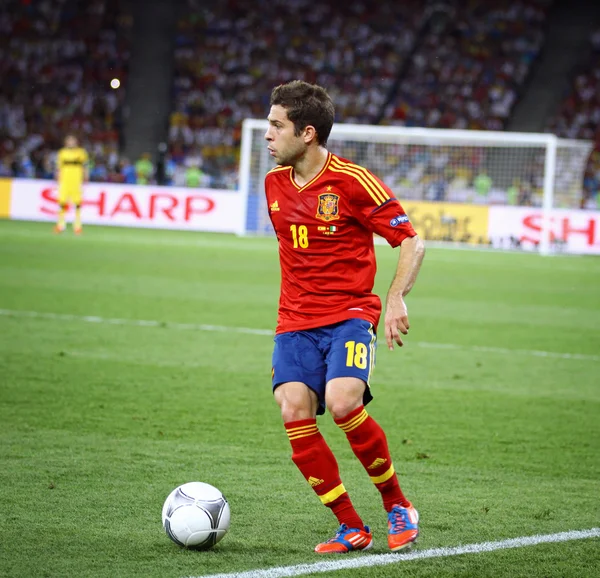 UEFA EURO 2012 Jogo final Espanha vs Itália — Fotografia de Stock