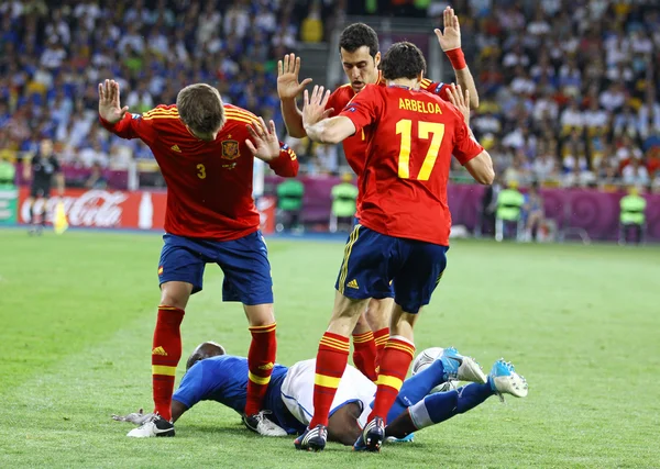 UEFA EURO 2012 Final game España vs Italia —  Fotos de Stock