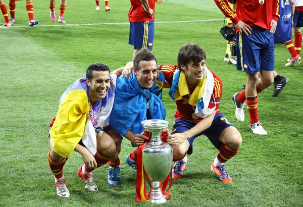 UEFA EURO 2012 Final game Spain vs Italy — Stock Photo, Image