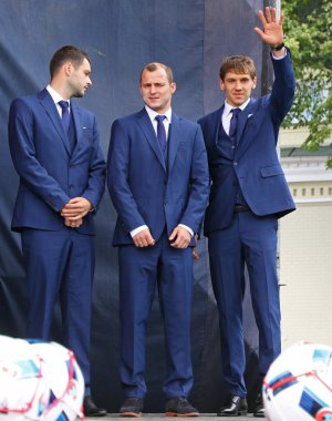 Ceremony of the Departure of the National Football Team of Ukraine for the EURO-2016