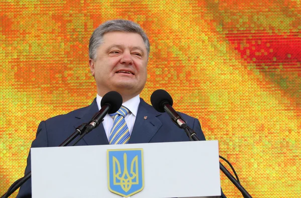 President van Oekraïne petro poroshenko — Stockfoto