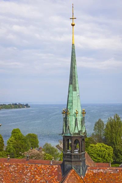 Boden lake, Konstanz Stad, Baden-Wuerttemberg, Duitsland — Stockfoto