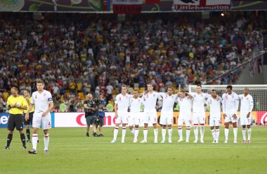 UEFA Euro 2012 çeyrek final oyun İngiltere v İtalya