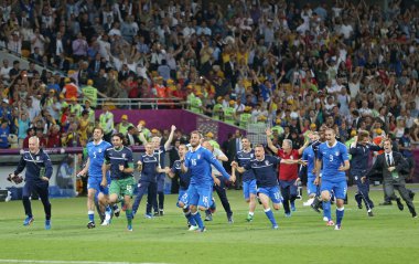 UEFA Euro 2012 çeyrek final oyun İngiltere v İtalya