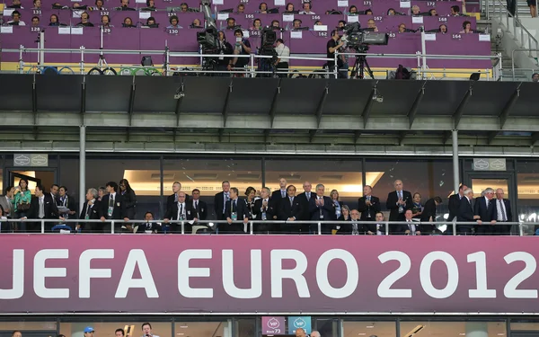 UEFA EURO 2012 Juego de cuartos de final Inglaterra v Italia — Foto de Stock