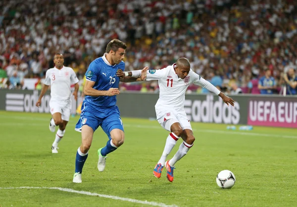 UEFA Euro 2012 ćwierćfinał gry Anglia v Włochy — Zdjęcie stockowe