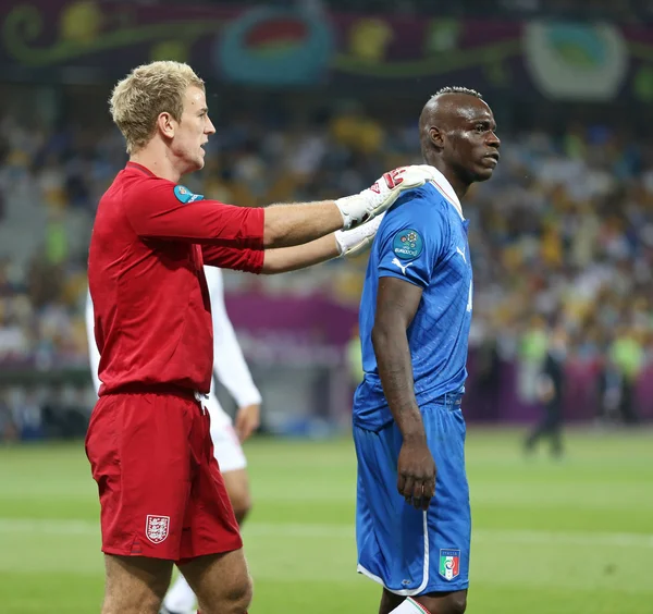 UEFA EURO 2012 Quarter-final game England v Italy — Stock Photo, Image