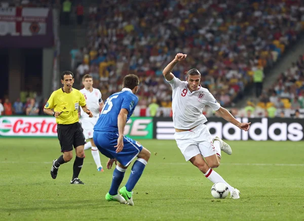 UEFA Euro 2012 ćwierćfinał gry Anglia v Włochy — Zdjęcie stockowe