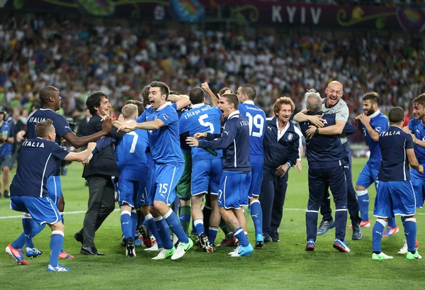 UEFA EURO 2012 Quarter-final game England v Italy — Stock Photo, Image