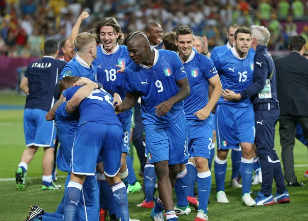 欧足联欧元 2012年四分之一决赛游戏英格兰 v 意大利 — 图库照片