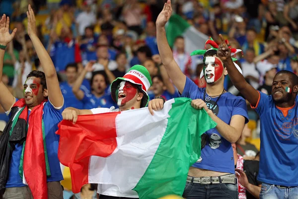 UEFA EURO 2012 Juego de cuartos de final Inglaterra v Italia — Foto de Stock