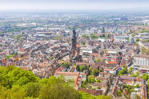 A légi felvétel a Freiburg im Breisgau, Németország — Stock Fotó