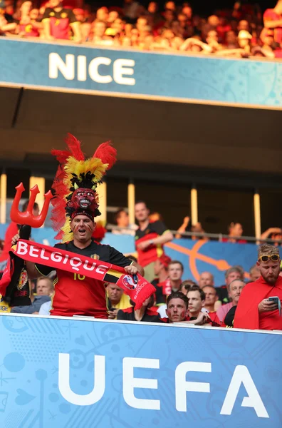 UEFA EURO 2016: Suécia / Bélgica — Fotografia de Stock