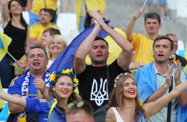 UEFA Euro 2016 oyun Ukrayna v Polonya