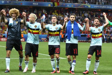 UEFA Euro 2016: İsveç v Belçika