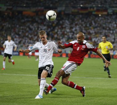 UEFA EURO 2012 game Germany vs Denmark clipart