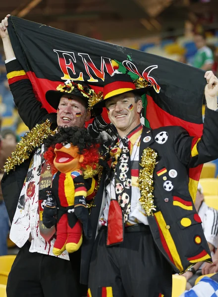 UEFA EURO 2012 juego Alemania vs Dinamarca — Foto de Stock