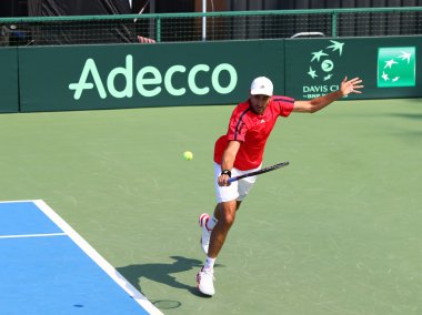 Davis Cup tenis oyunu Ukrayna v Avusturya