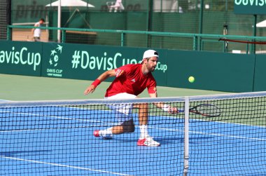 Davis Cup tenis oyunu Ukrayna v Avusturya