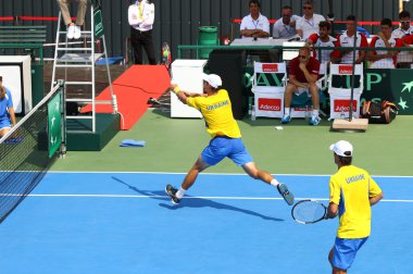 Davis Cup tenis oyunu Ukrayna v Avusturya