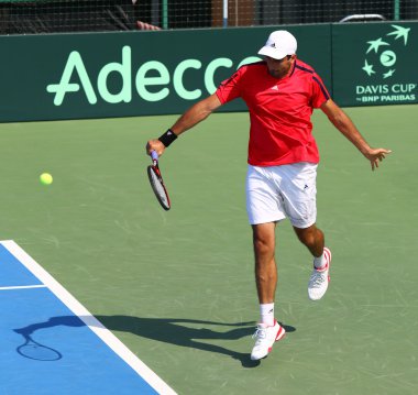 Davis Cup tenis oyunu Ukrayna v Avusturya