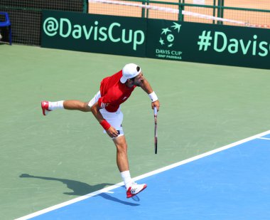 Davis Cup tenis oyunu Ukrayna v Avusturya