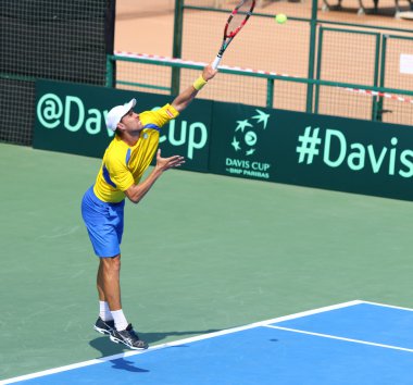 Davis Cup tenis oyunu Ukrayna v Avusturya