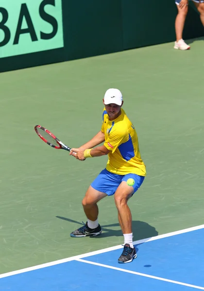 Copa Davis juego de tenis Ucrania v Austria — Foto de Stock