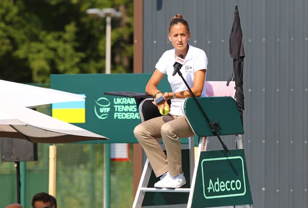 Coppa Davis partita di tennis Ucraina v Austria — Foto Stock