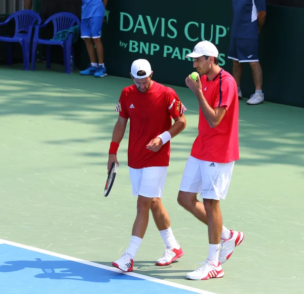 Davis Cup tennis spel Oekraïne / Oostenrijk — Stockfoto