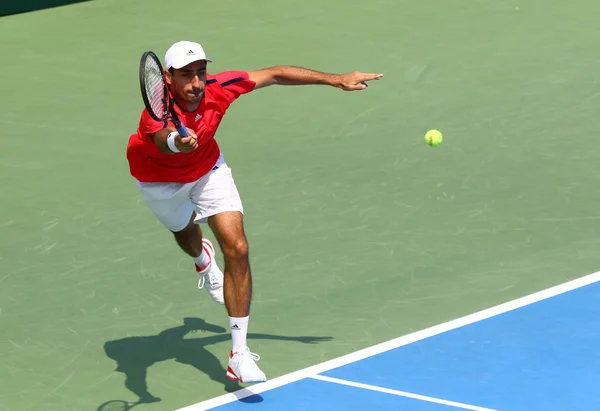 Davis Cup tenis oyunu Ukrayna v Avusturya — Stok fotoğraf