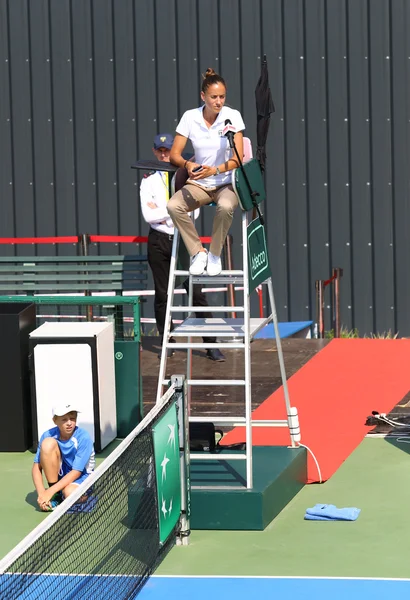 Copa Davis juego de tenis Ucrania v Austria —  Fotos de Stock