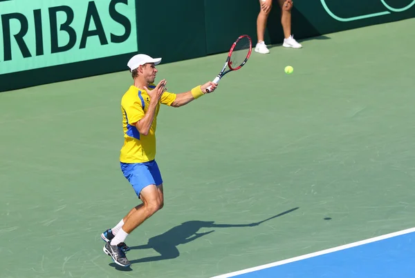 Davis Cup tennis spel Oekraïne / Oostenrijk — Stockfoto