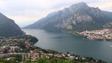 Como Gölü ve Lecco city, İtalya
