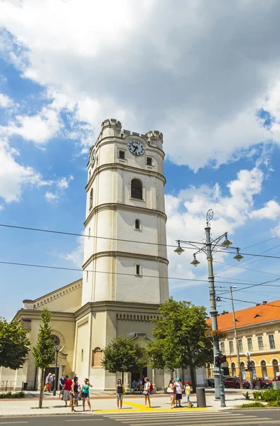 被改革的教会在匈牙利德布勒森 — 图库照片