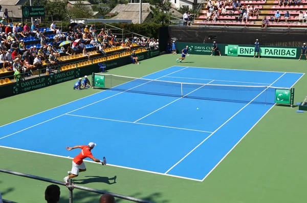 Davis cup: Ukraine gegen Österreich — Stockfoto