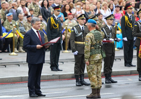 Kiev Bağımsızlık Günü geçit töreni, Ukrayna — Stok fotoğraf