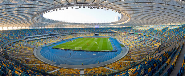 NSC Olympic stadium in Kyiv, Ukraine