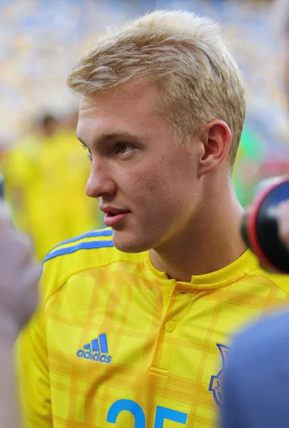 Open Training session of Ukraine National Football Team — Stock Photo, Image