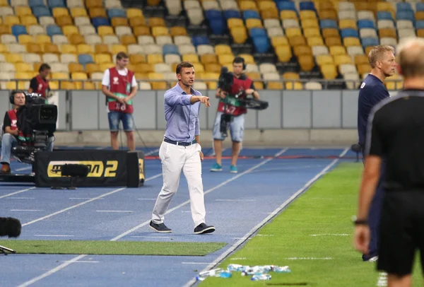 FIFA Dünya Kupası Elemeleri oyun Ukrayna v İzlanda 2018 — Stok fotoğraf