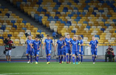 FIFA Dünya Kupası Elemeleri oyun Ukrayna v İzlanda 2018