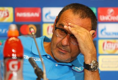 UEFA Şampiyonlar Ligi Dinamo Kiev v Napoli: maç öncesi basın toplantısı