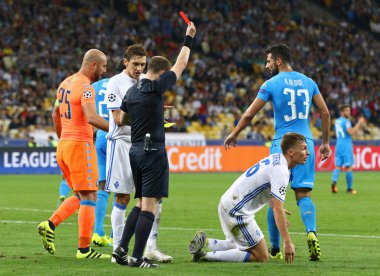 UEFA Şampiyonlar Ligi oyun Fc Dinamo Kiev rakip Napoli