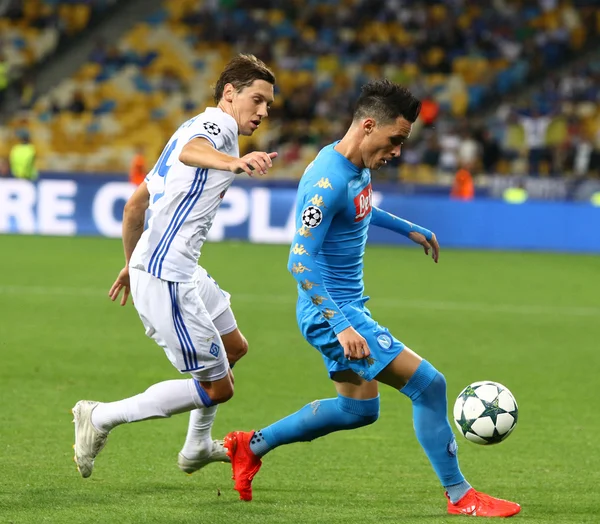 Pertandingan Liga Champions UEFA FC Dynamo Kyiv vs Napoli — Stok Foto