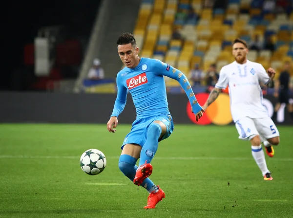 UEFA Champions League spel Fc Dynamo Kiev vs Napoli — Stockfoto