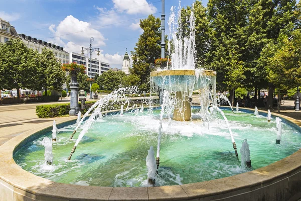 Kossuth square, Debrecen city, Hungary — Stock fotografie