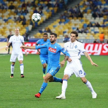 UEFA Şampiyonlar Ligi oyun Fc Dinamo Kiev rakip Napoli